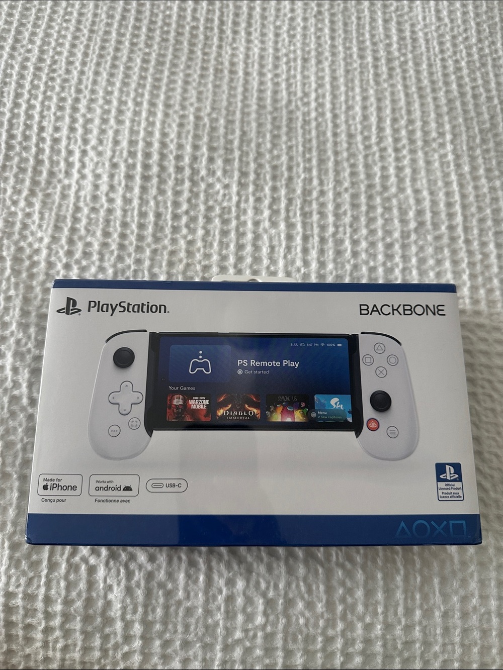 Sony Backbone Mobile Gaming Grip — White